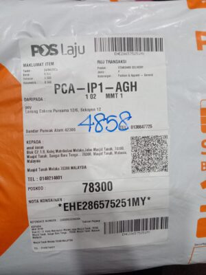 AWB: EHE286575251MY