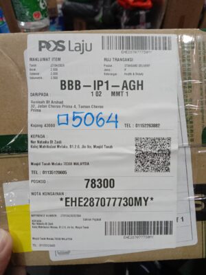 AWB: EHE287077730MY