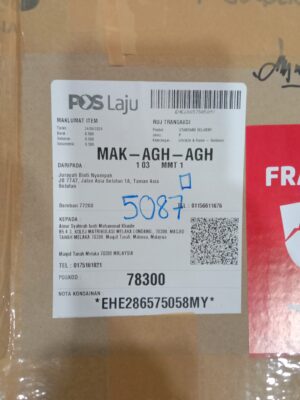 AWB: EHE286575058MY