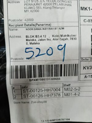 AWB: SPXMY060131309654
